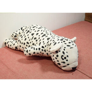 Pillowfort Cheetah Weighted Plush Kids' Throw Pillow Black and White